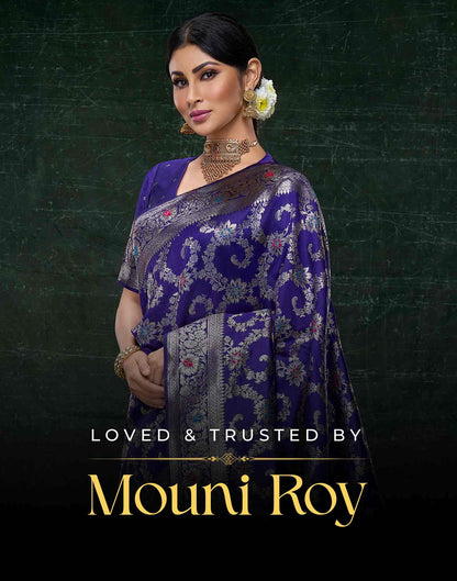 Aqua Blue Shimmer Sequence Embroidery Saree